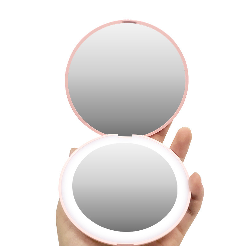 Glow up anywhere! Portable Compact LED Makeup Mirror for flawless touch-ups on the go. image 6