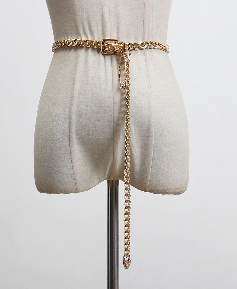 1614318818372 Metal Pendant Belt Women's Fine Decorative Waist Chain