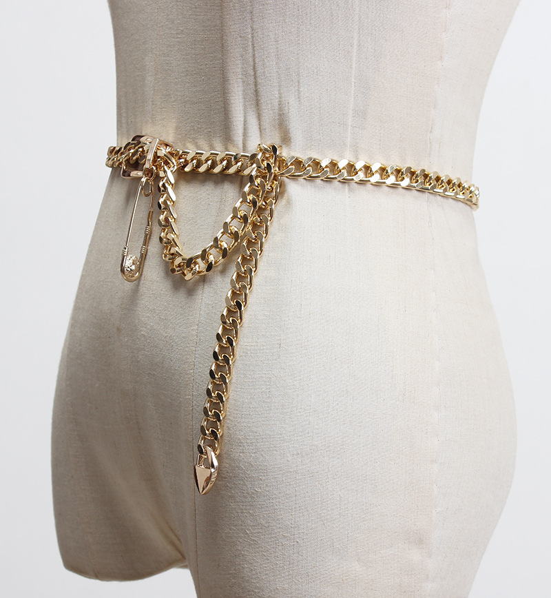 1614318818376 Metal Pendant Belt Women's Fine Decorative Waist Chain