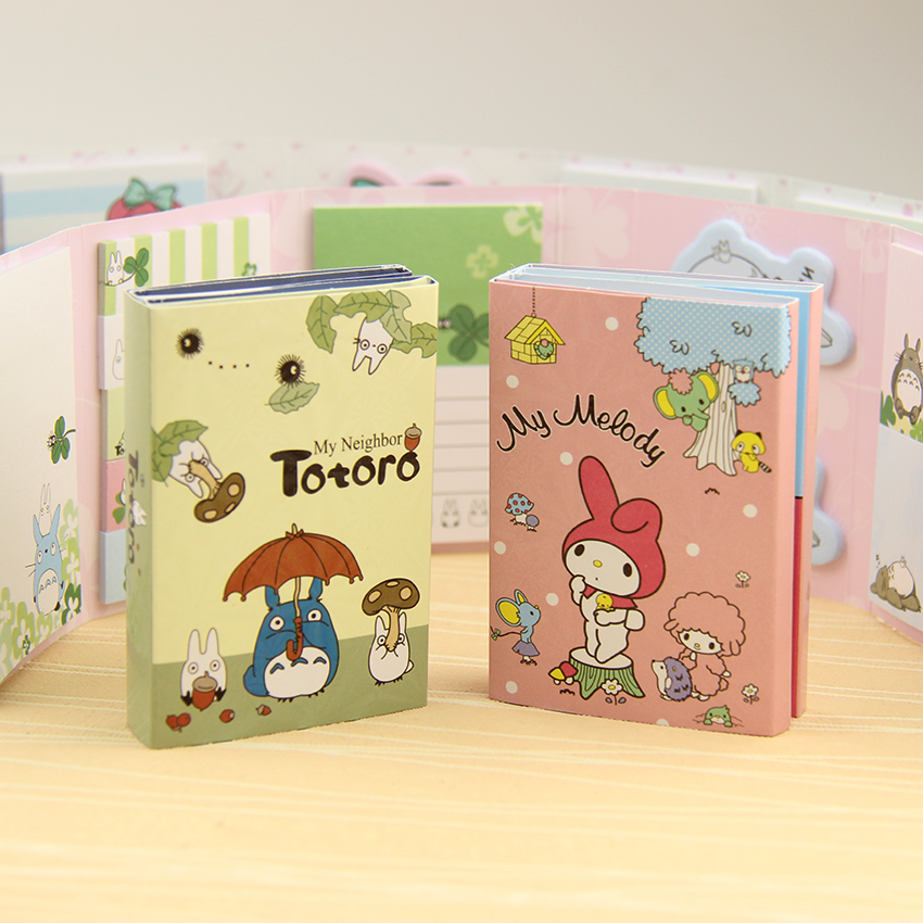 anime studio ghibli post it notes My Melody Sticky Notes Pack and Neighbor Totoro sticky notes kawaii