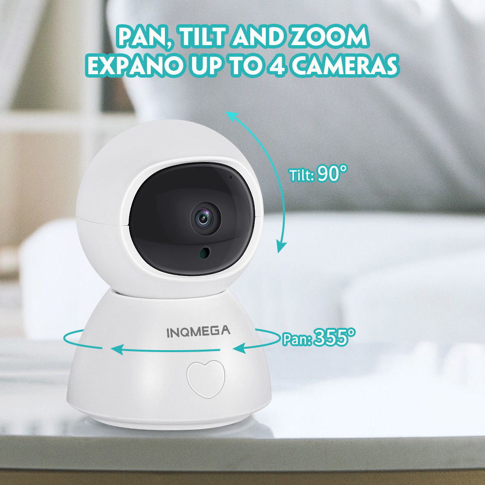 zoom posibble detials on HD Large Screen Baby Monitor