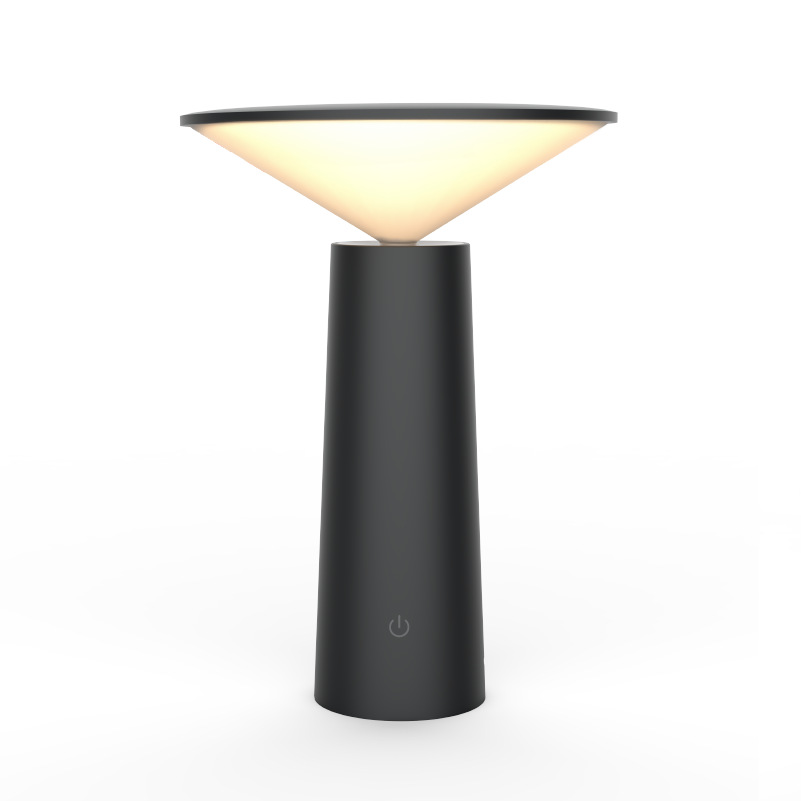 Innovative Rotating Lamp: Touch-Controlled, Three-Color Light, and Rechargeable