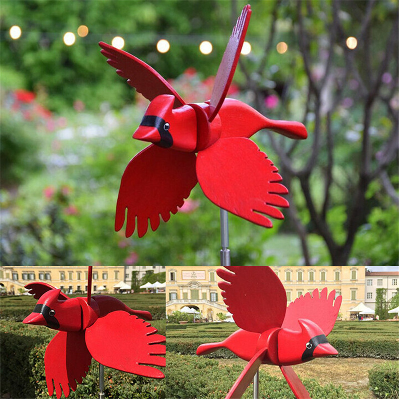 Windmill  Series Parrots Garden Lawn Decoration at H&K Trendy Treasures