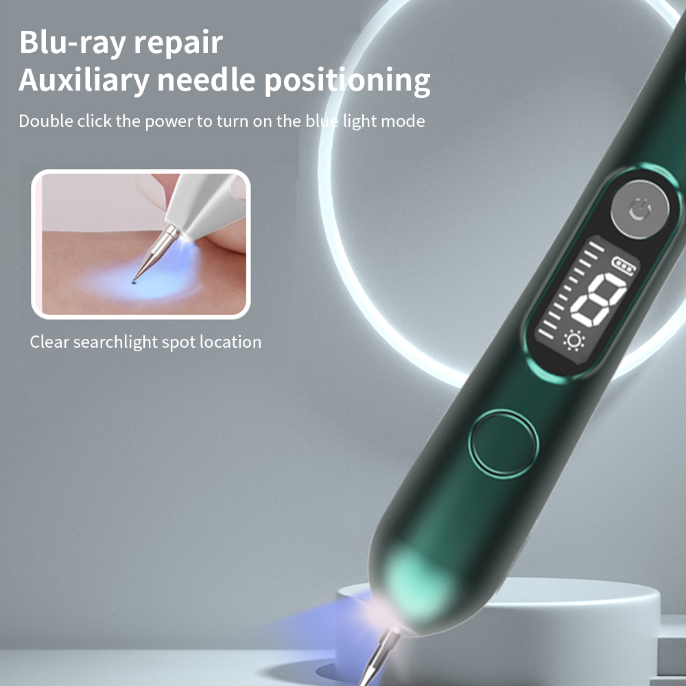 LCD Laser Plasma Pen Wart Mole Removal Dark Spot Skin Tag Remover Machine