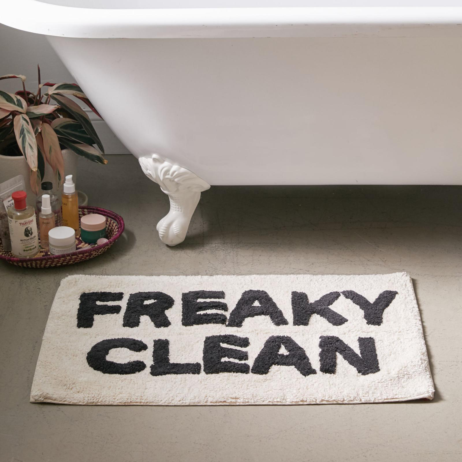 Weird Clean Series OfFun Bathroom Floor Mats, Absorbent Non-Slip Mats, Door Bathroom Carpets