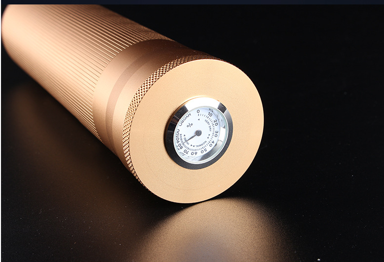 Aluminum Cigar Humidor Tube with Gage
