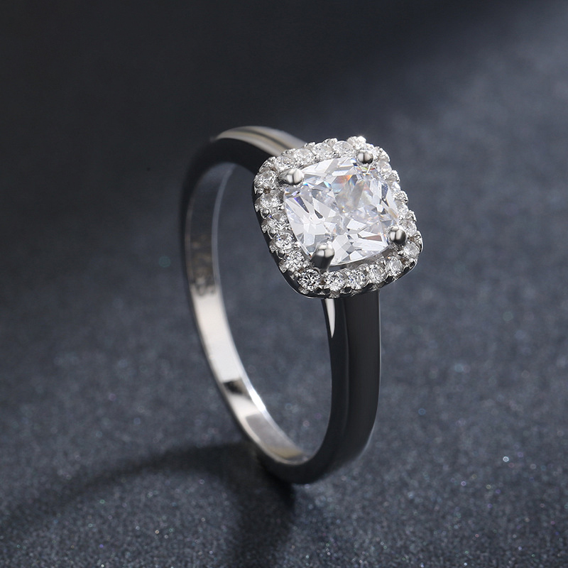 1620027436372 S925 Sterling Silver Hand Inlaid Zircon Ring