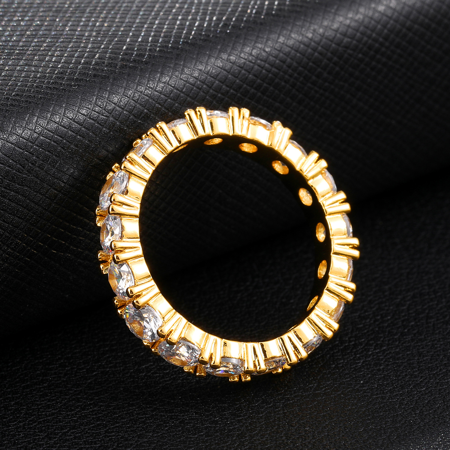 1620368079181 Hot Style Euramerican Gold-Plated Micro-Zircon Ring