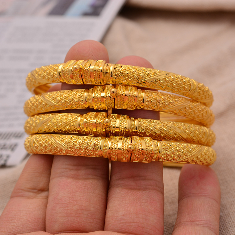 Bracelet Ethiopian Gold Color Bangles 4 1621489135744 Bracelet Ethiopian Gold Color Bangles