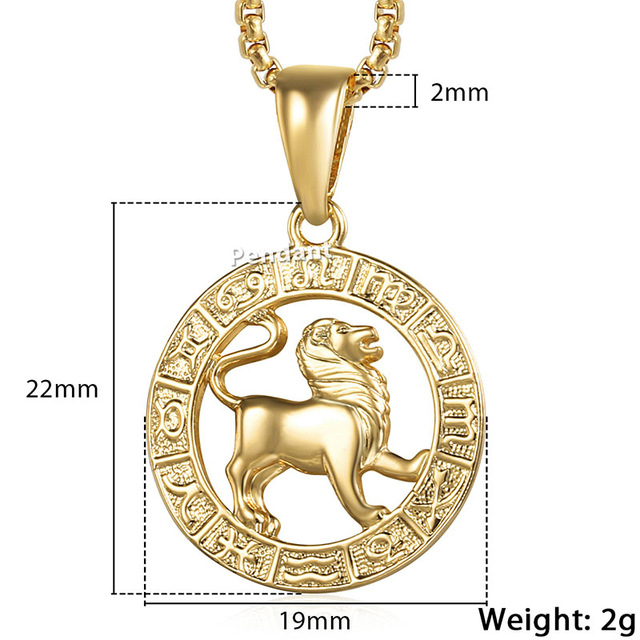 Men's Women's 12 Horoscope Zodiac Sign Gold Pendant Necklace 2 1623738549400 Men's Women's 12 Horoscope Zodiac Sign Gold Pendant Necklace