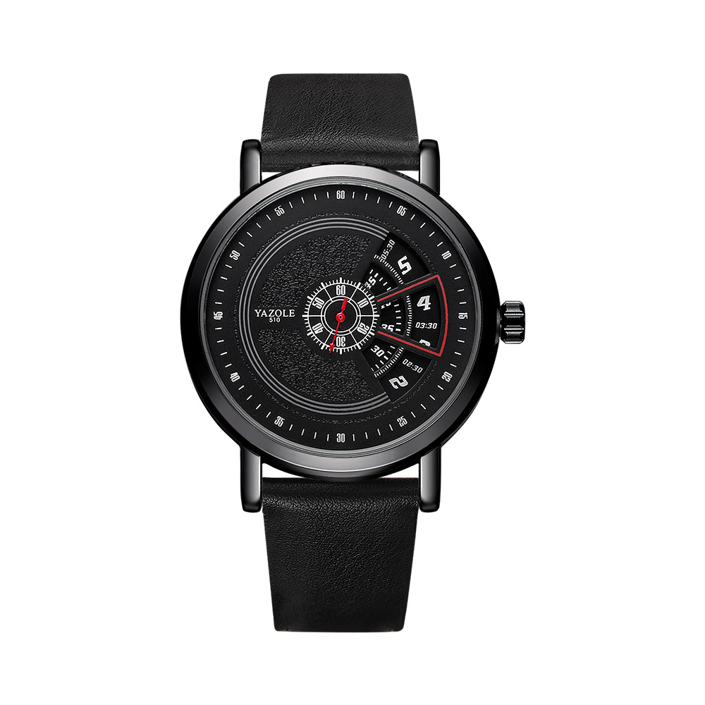 Yazole Watch Men's Turntable Waterproof Men's Watch Quartz Watch Men's Watch
