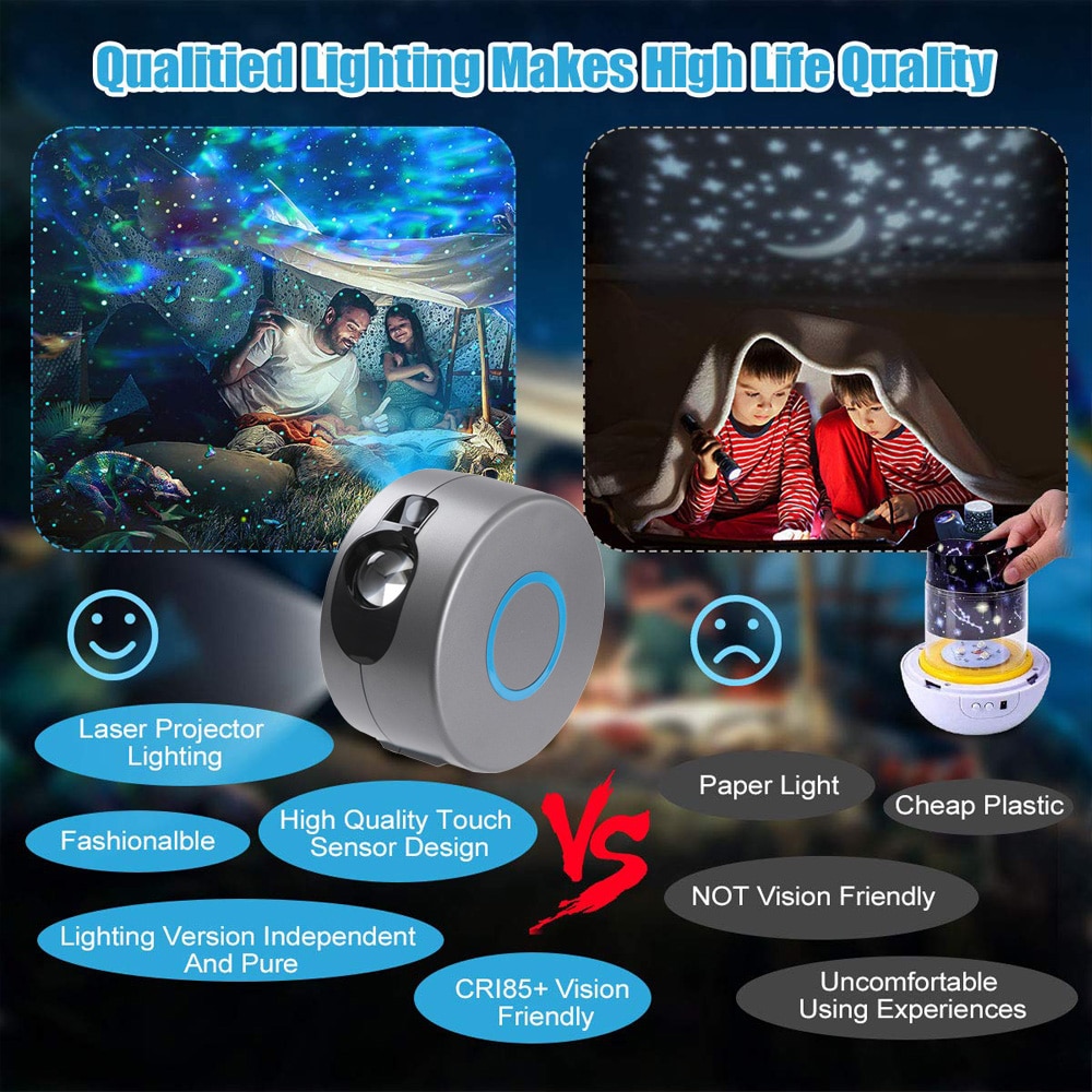 Star sky projector night light