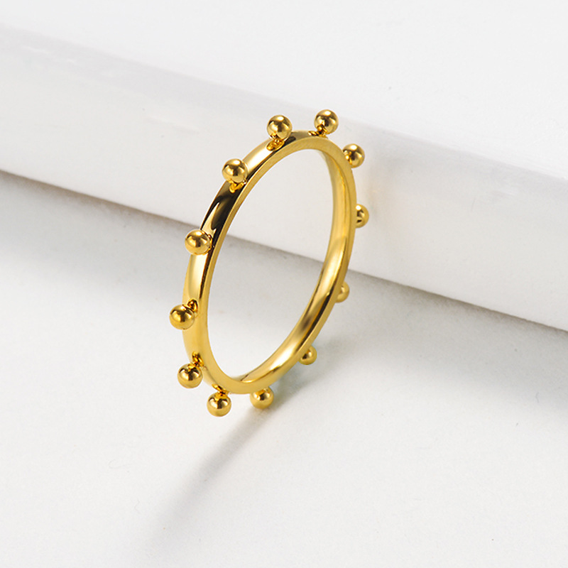 Gold Filled Love Heart Rings Chunky Hexagon Geometric Rings 3 未标题-1