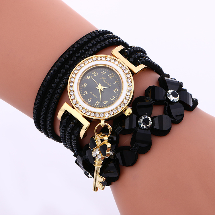 Bnoli PetalGlow Korean Watch black