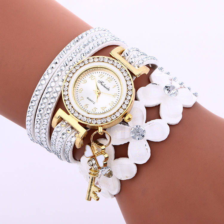 Bnoli PetalGlow Korean Watch white