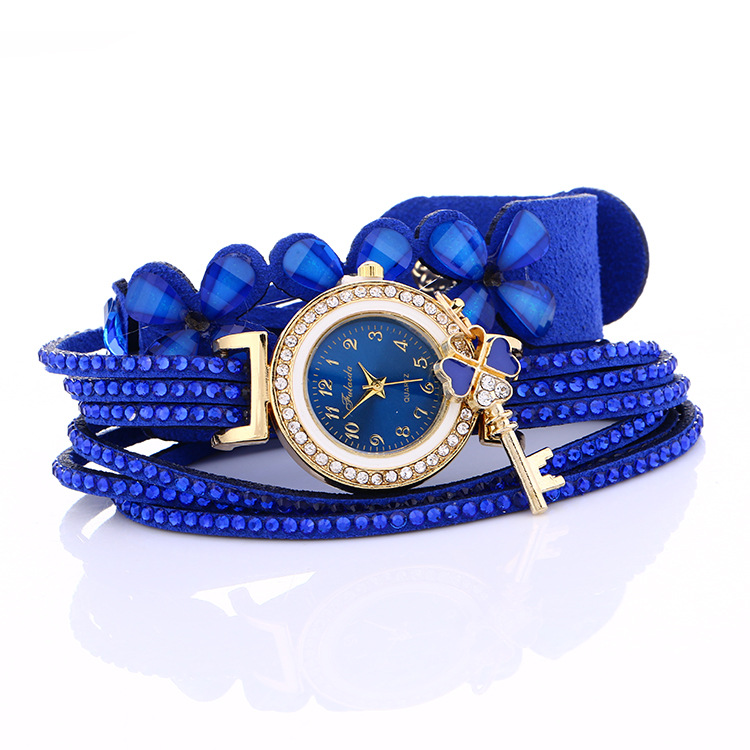 Bnoli PetalGlow Korean Watch blue