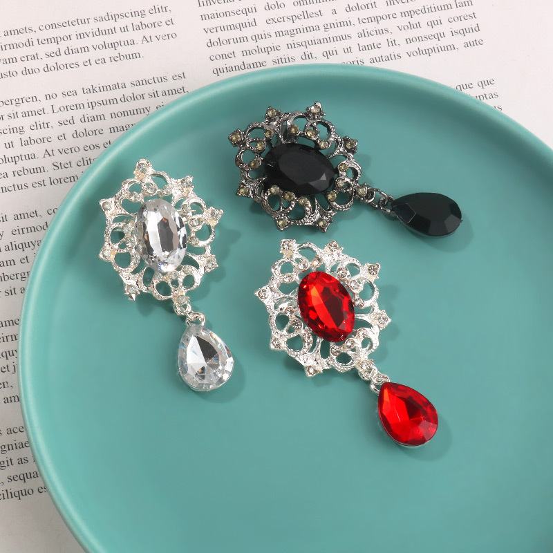 Fashion Retro Wild Drop Glass Drill Brooch 2 undefined