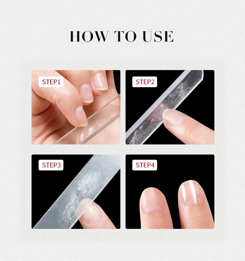 Nano Polishing Supply Glass Nail Polish Nail File