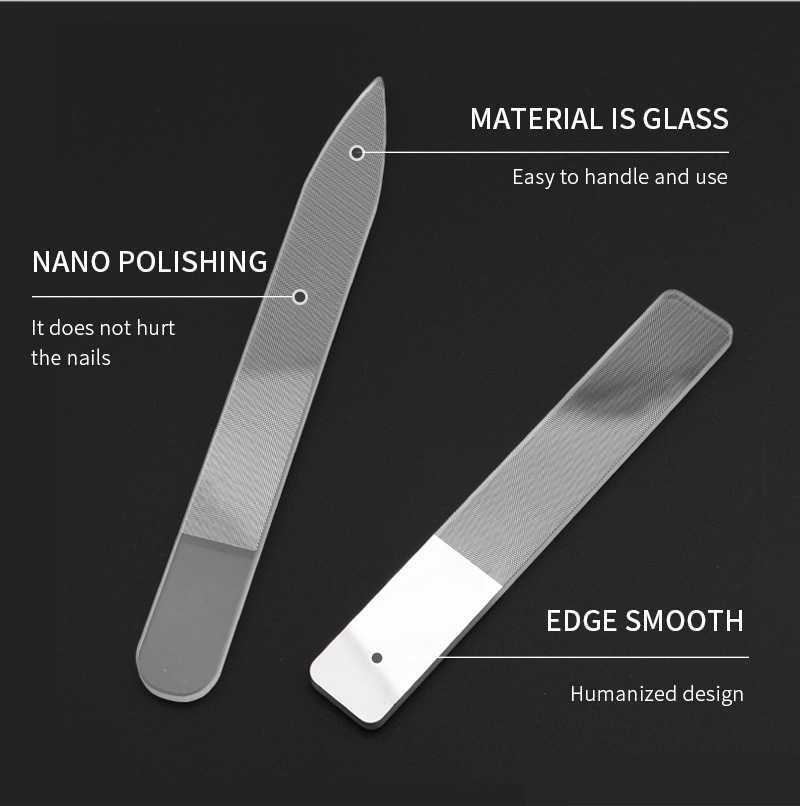 Nano Polishing Supply Glass Nail Polish Nail File