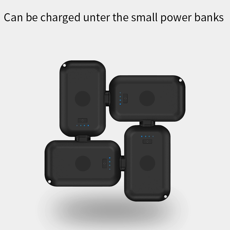 Hot Selling 12800mAh Rechargeable mini Magnetic Portable Emergency Charger Powerbank Power bank