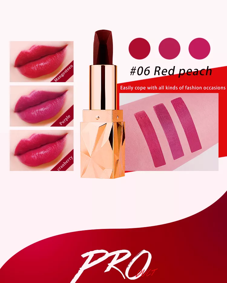 All natural custom organic matte waterproof private label lipstick