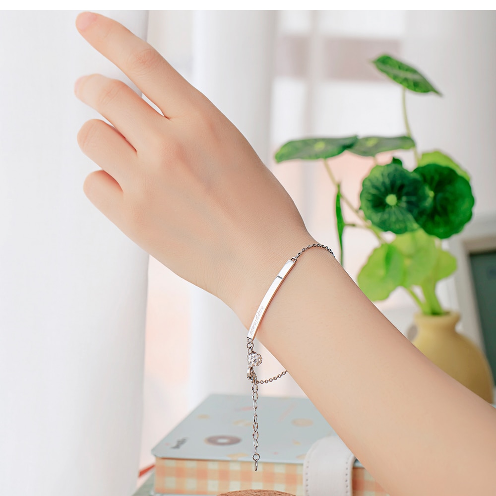 Rose Gold Plated Zircon Bracelet 5 1636898881415 Rose Gold Plated Zircon Bracelet