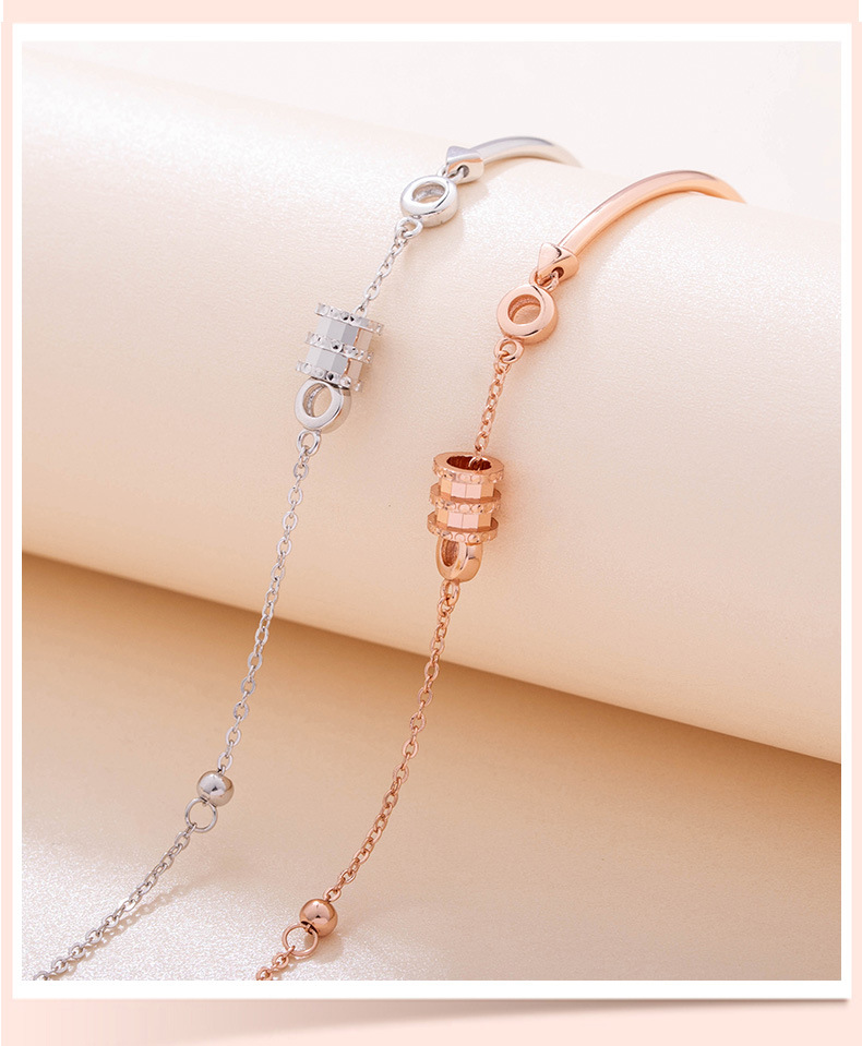 1638435447846 Small Waist Bracelet Female Net Red Rose Gold Bracelet