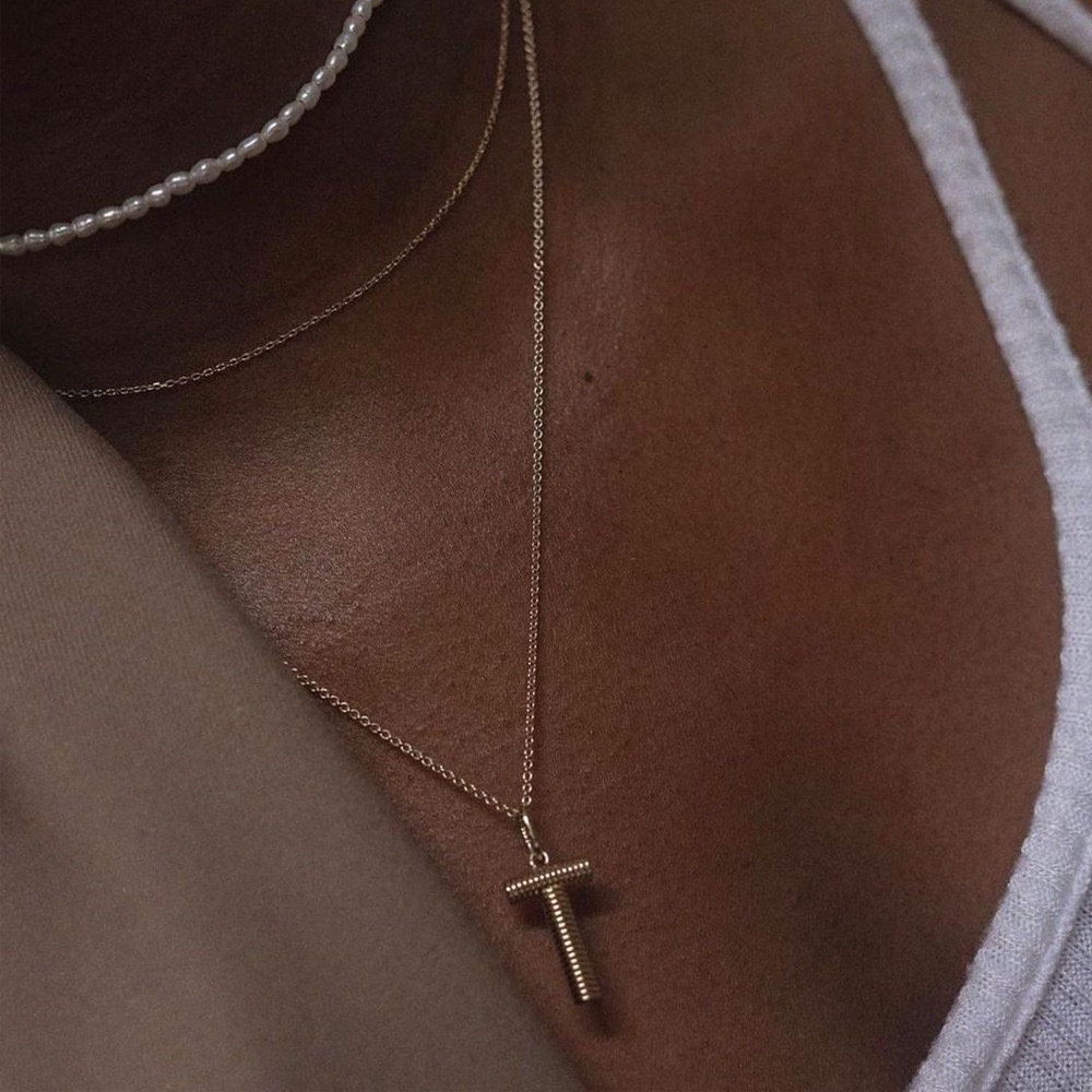 Personalized Simple Letter Necklace Fashion Creative Pattern Gold 26 Letter 4 1641950503637 Personalized Simple Letter Necklace Fashion Creative Pattern Gold 26 Letter