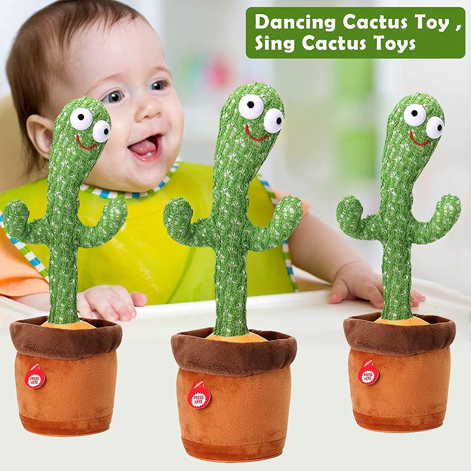 singing dancing cactus plush toy 11