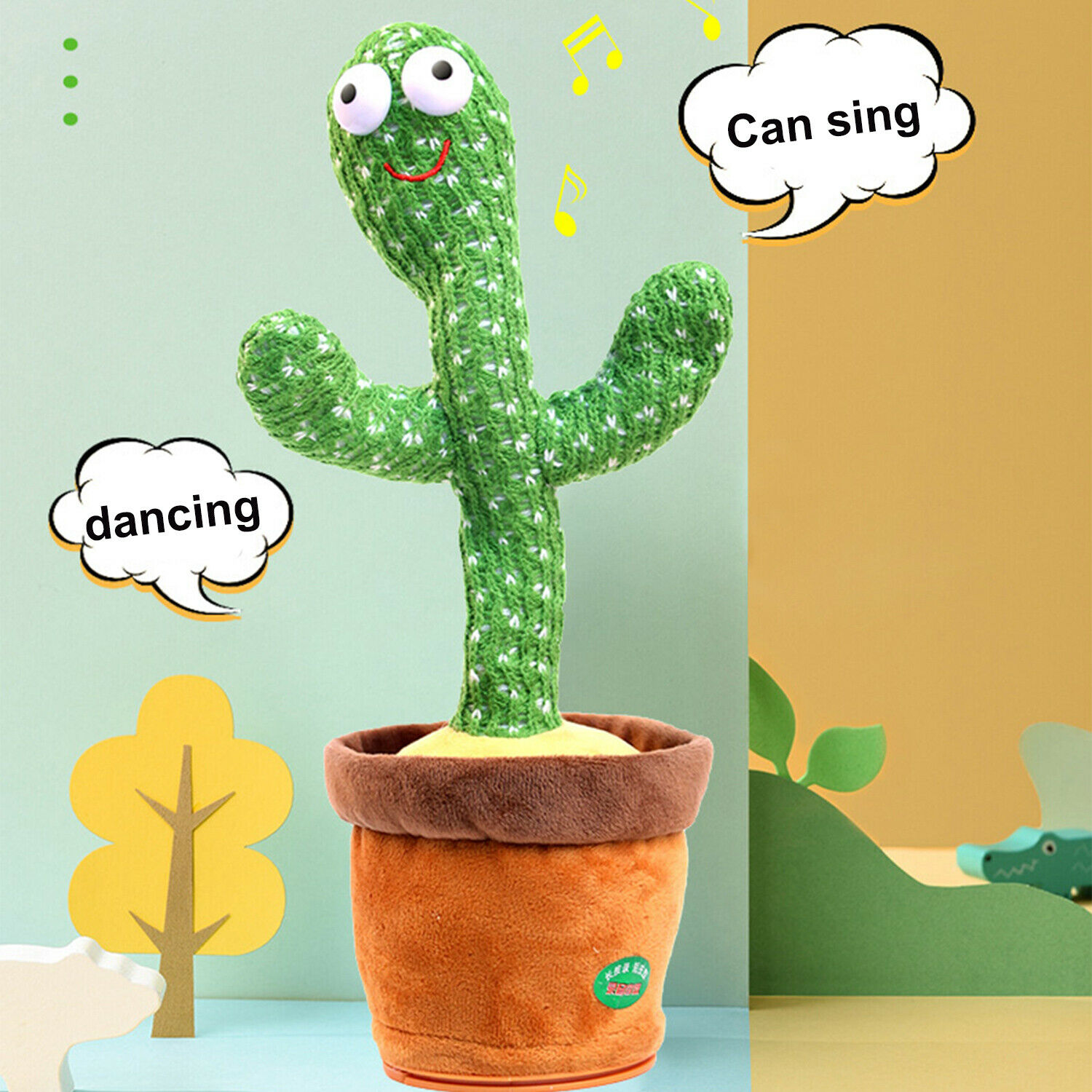 singing dancing cactus plush toy 16