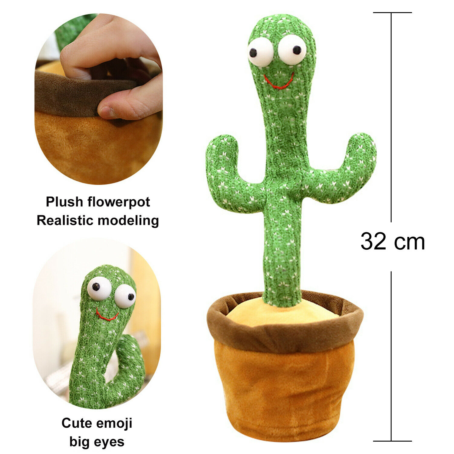 singing dancing cactus plush toy 17