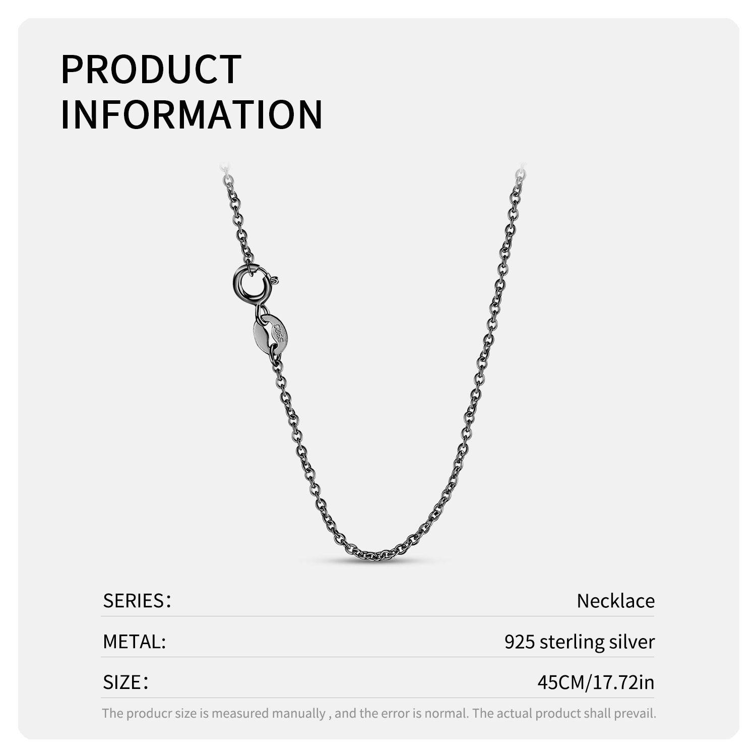 1584478805396033536 Original Design S925 Silver Electroplating Black Gold Snake Necklace Heart Texture