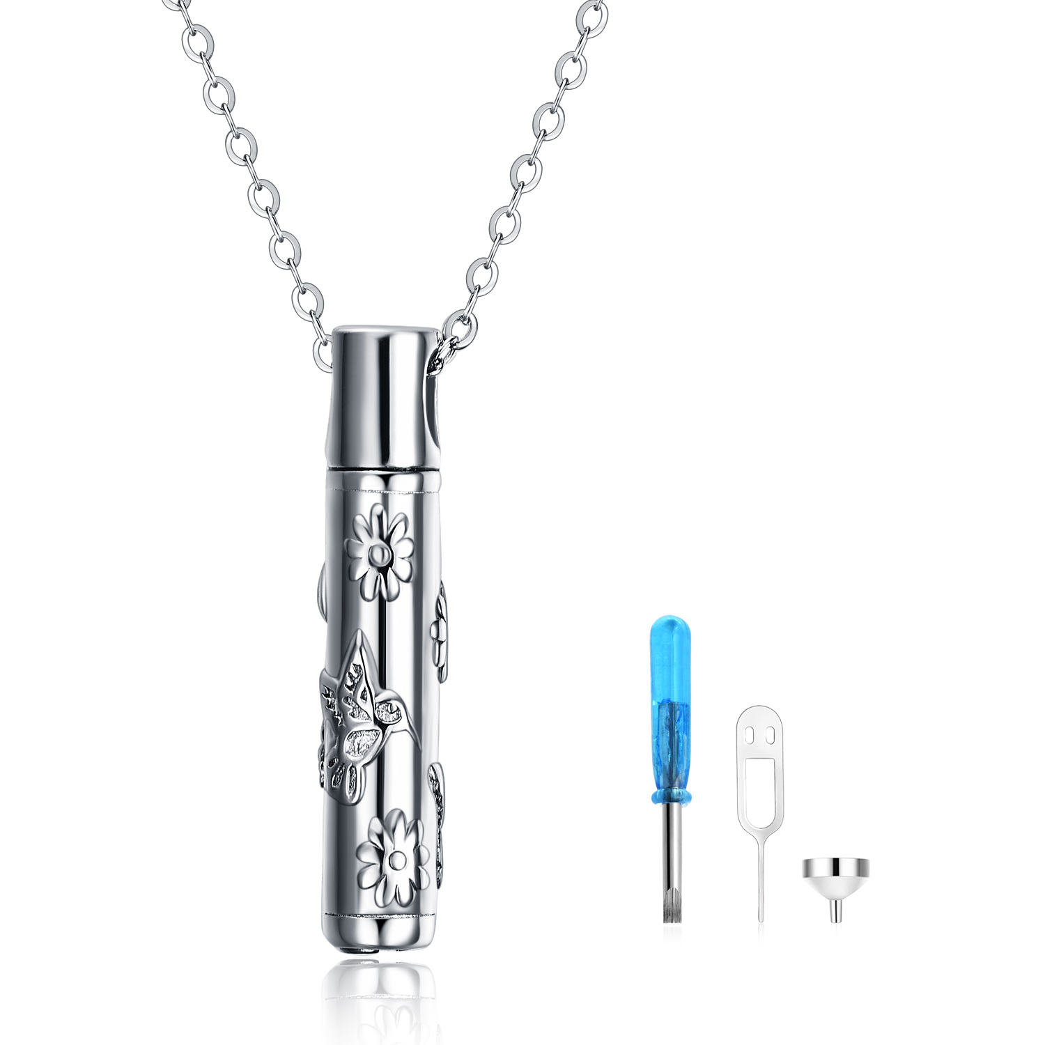 Vial Keepsake Necklace | Memorial Necklaces | Cremation Jewelry — The  Living Urn