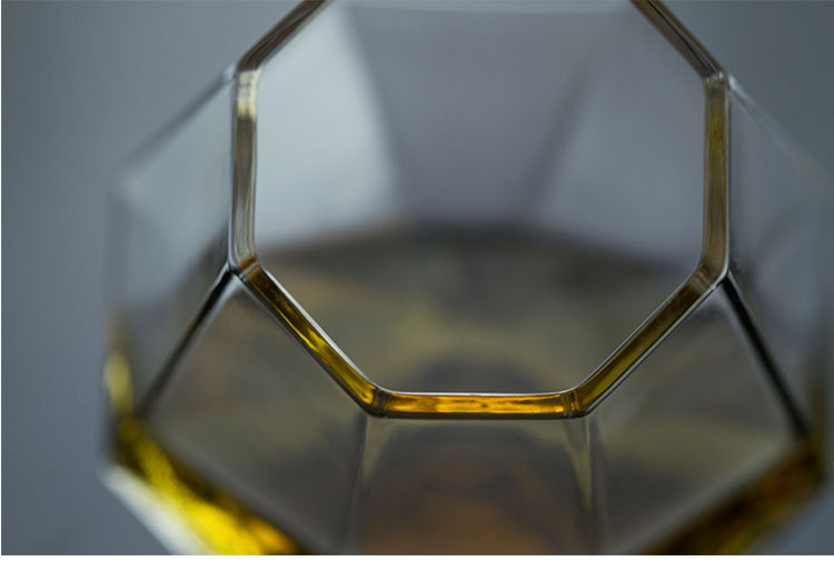 Octagonal Whisky Glass- top view