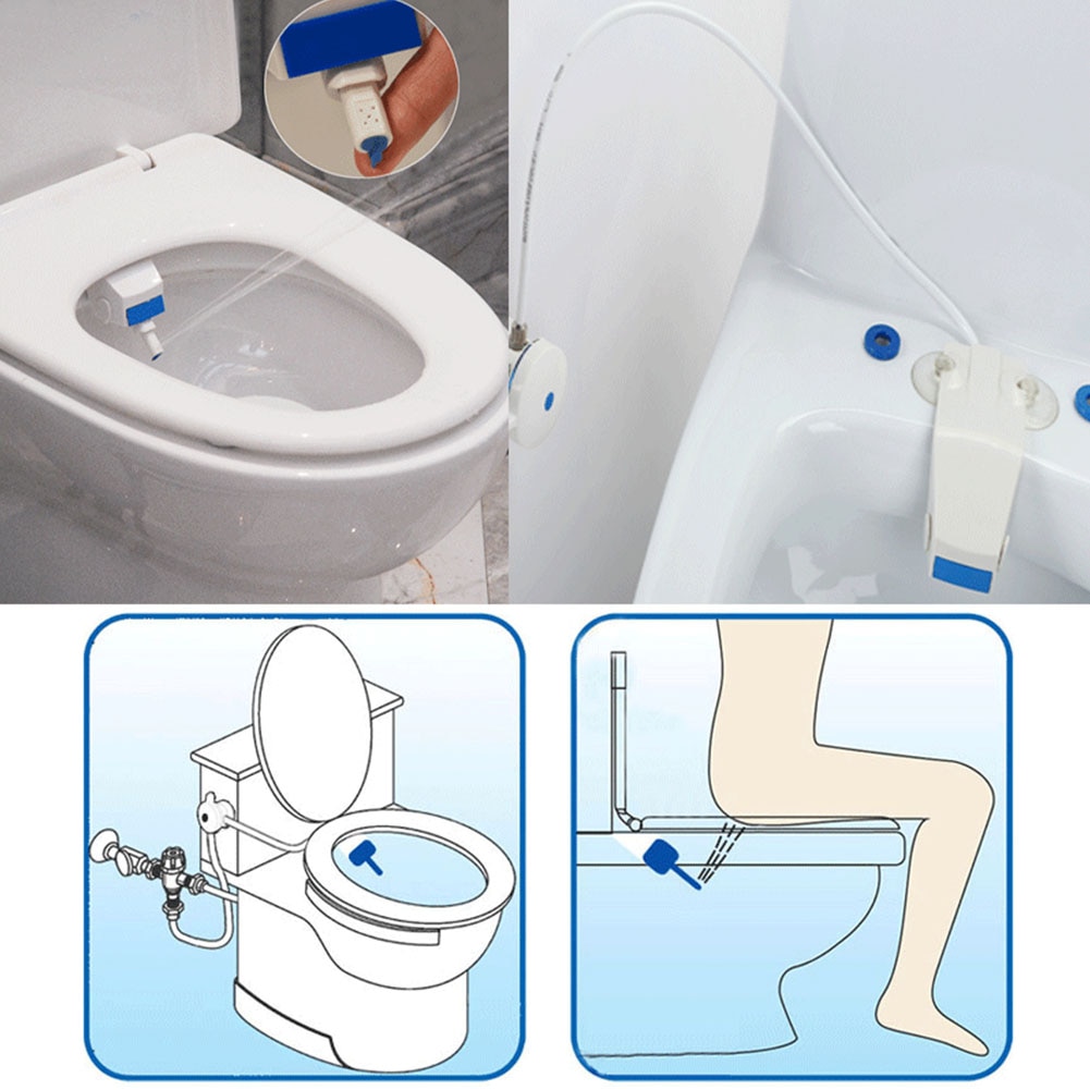 Simple toilet bidet
