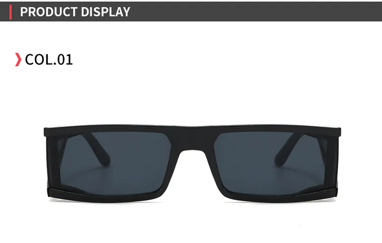 نظارات Superhot 14745 نظارات شمسية فضية مستطيلة الشكل مستقبلية