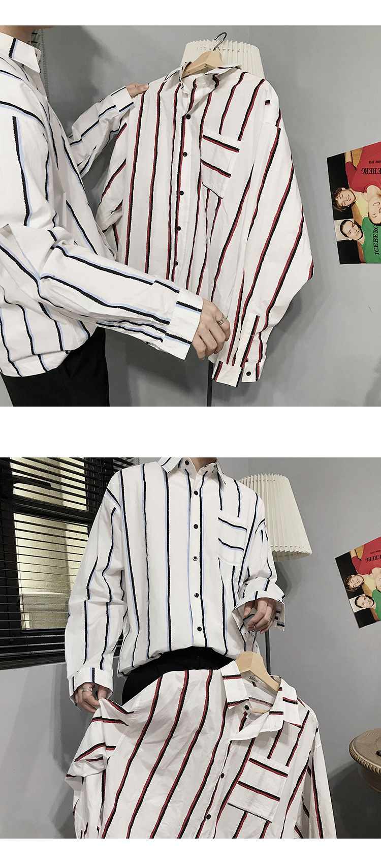 Striped Cotton Shirts