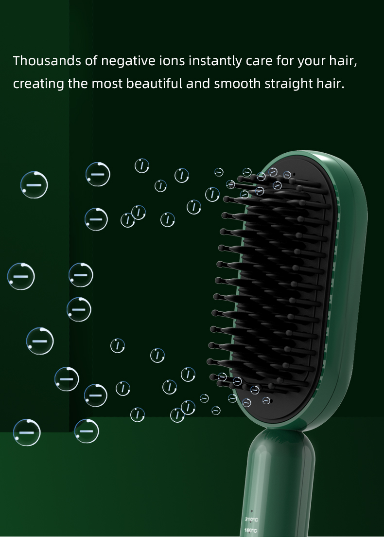 Hair Straightener Brush Hair Styling Tools Other Hair Salon Equipment Transfer Print Surface