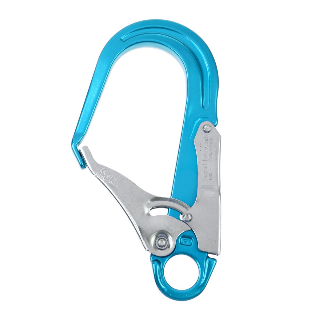 Heavy Duty Rock Climbing Fall Protection Safety Lanyard Snap Clip Hook Climbing Exploring Rappelling Accessories