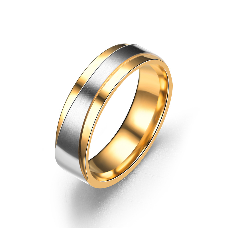 Stainless steel couple diamond ring 2 undefined