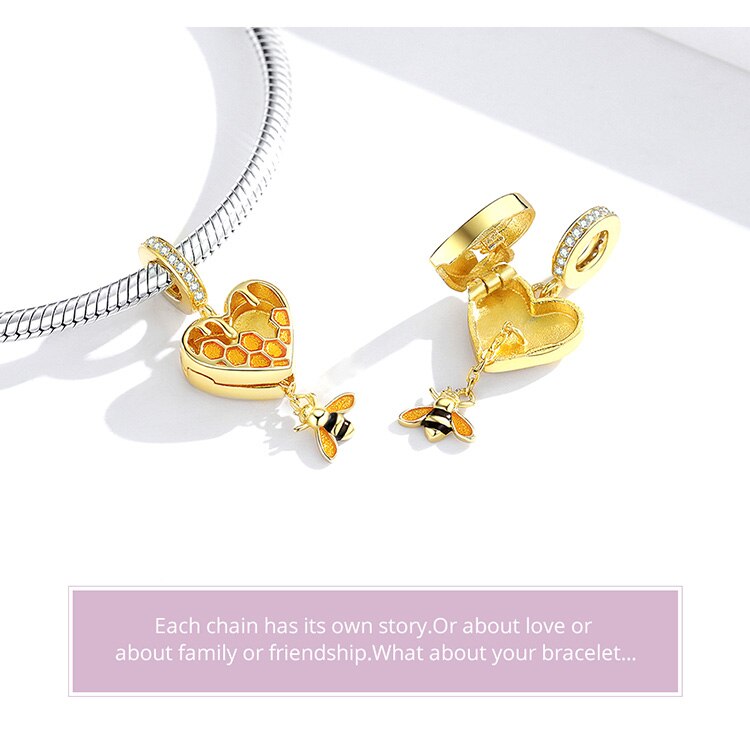 1631743413890191360 New trendy real gold plated bee diy jewelry accessories