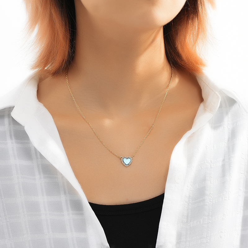 16895ecd bdb6 4a4e bc51 3f98a853d8ef Temperament Wild Love Rhinestone Alloy Necklace