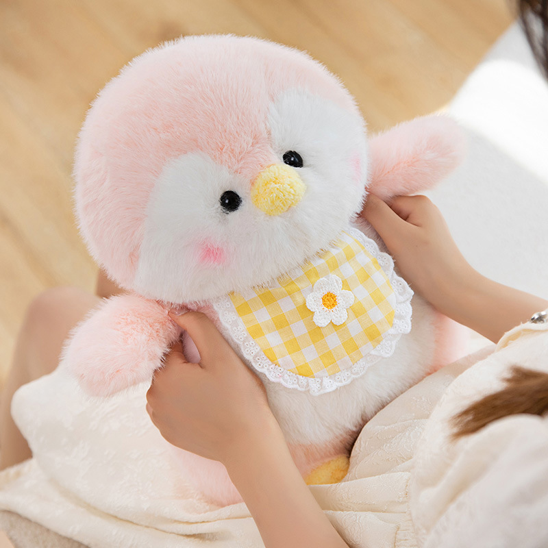 Kawaii pink penguin plushie | stuffed animal penguin