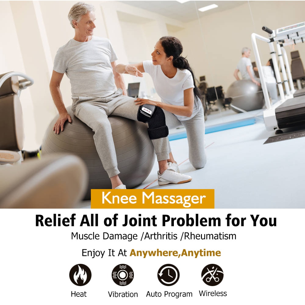 How to Relieve Knee, Shoulder, and Elbow Pain with the Knee &amp; Joint Heat Physiotherapy Massager