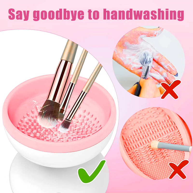 Brush Egg Makeup Brush Cleaner Review + Demo - Deck and Dine