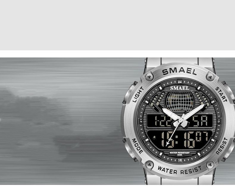 SMAEL Analog Digital Sports Waterproof watch for Men 8032