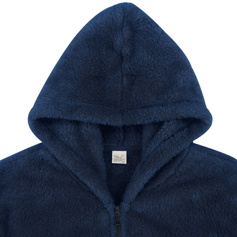 Hooded warm Zipper Jacket