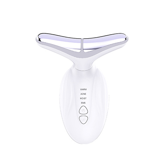 Micro-Glow Beauty Instrument Massager on Face and Neck