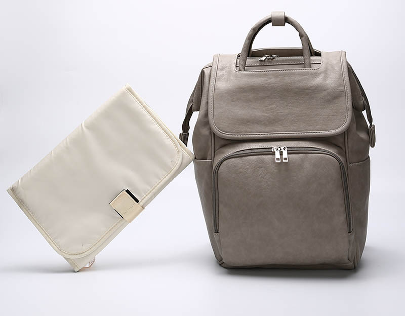 Fashion Pu Mummy Bag Backpack Storage Bag