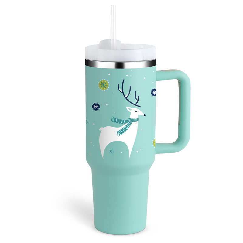 Christmas Thermal Mug - Leakproof, Stainless Steel, Travel Coffee Cup – WaW  Sale
